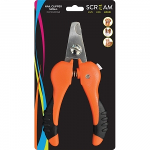 Scream NAIL CLIPPER Loud Orange - Small 13cm
